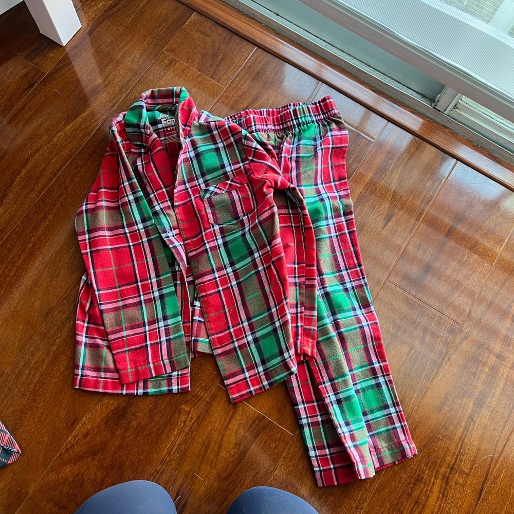 4T christmas pajamas